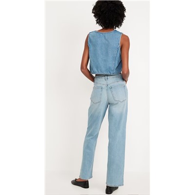 High-Waisted Wow Loose Jeans