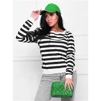 Лонгслив лодочка женский тельняшка Desire