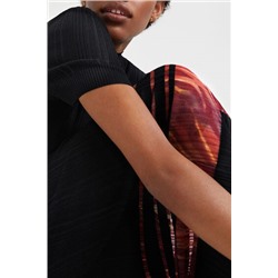 Vestido midi plisado