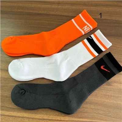 Цветные наборы носков  NIK*E комплект из 3х пар