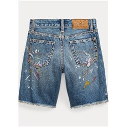 Boys 8-20 Paint-Splatter Sullivan Slim Denim Short