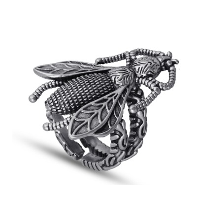 Кольцо (покрытие античное серебро)