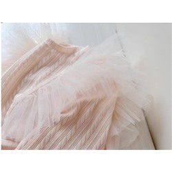 Очаровательный пуловер для девочек с объемными рукавами и "крылышками" из фатина. Экспорт в Штаты