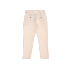 Erkek Çocuk Camel Kanvas Pantolon