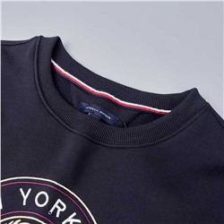 Мужской толстый и удобный свитер из хлопка и бархата ТОММИ ХИЛФИГЕ*Р