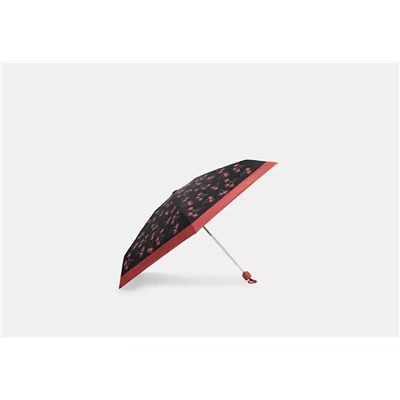 Uv Protection Mini Umbrella With Cherry Print