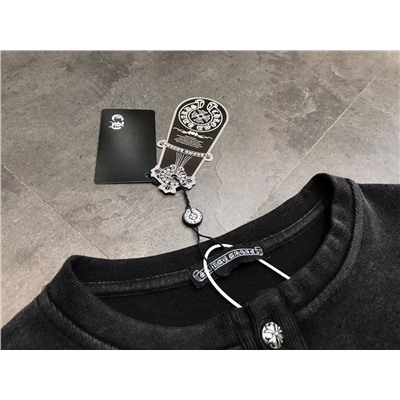 Плотный лонгслив с пуговицами  Chrom*e Heart*s    Унисекс модель