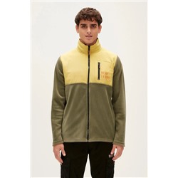 Bad Bear Poncy Full-zip Thyme Yeşil Fermuarlı Erkek Polar Sweatshirt