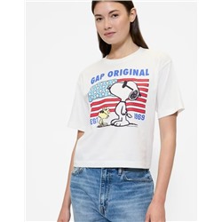 Peanuts Oversized Gap Logo T-Shirt