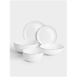 Сервиз обеденный, 6 перс, 21 пр, Арктика