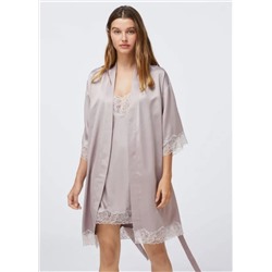 Ночная кружевная сорочка и халат ОЙШ*О