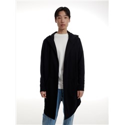 Lange sweatshirt mit Kapuze