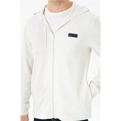 Erkek Taş Kapüşonlu Örme Hırka