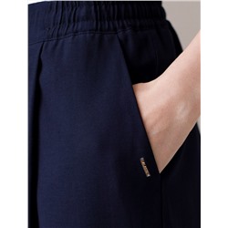 Брюки бананы с поясом на резинке из плотного лиоцелла