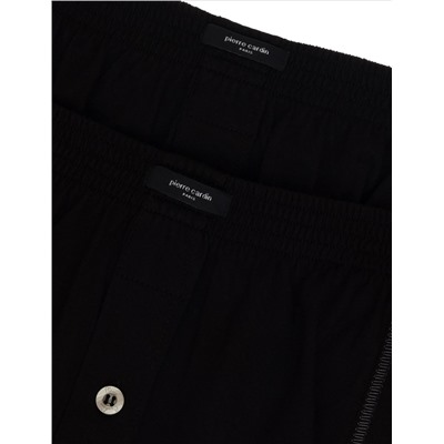 Siyah Pamuklu 2'li Boxer