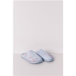 Zapatillas casa azul cerezas