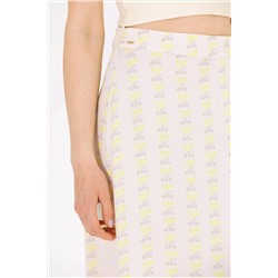 Kadın Ekru Dokuma Etek