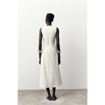 MIDI DRESS WITH BELT