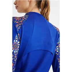 Chaqueta bloques estampados