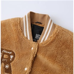 Осенне-зимняя утепленная бейсбольная куртка