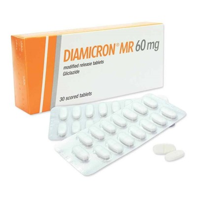 DIAMICRON MR 60 MG 60 TABLET gliklazid