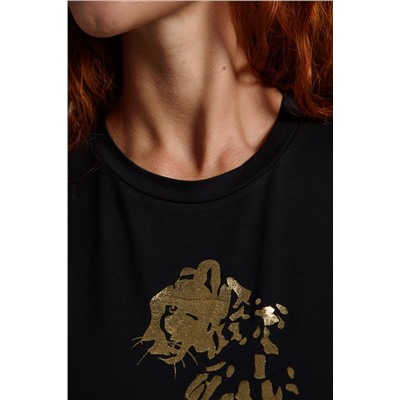 8544 Футболка с длинным рукавом женская (фольга)