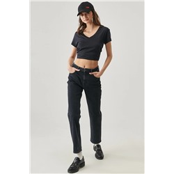 Lee Kadın Carol Regular Straight Fit Yüksek Bel Esnek Jean Kot Pantolon L30U