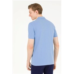 Erkek Koyu Mavi Basic Polo Yaka Tişört