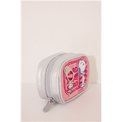 Monedero Snoopy rosa metalizado