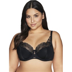 Бюст 2071 PU (черн) AVA