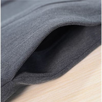 Женская плотная слегка эластичная юбка миди из смеси овечьей шерсти с плиссировкой