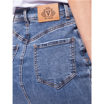 Юбка из эластичного денима