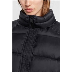 Chaqueta corta acolchada capucha