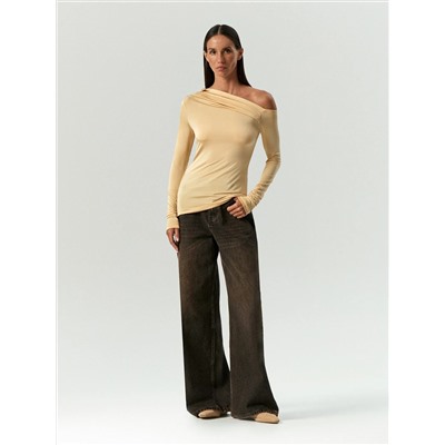 Лонгслив с ассиметрией, B3137/cosha