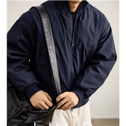 Мужская зимняя стеганая куртка с хлопковой подкладкой на двойной молнии