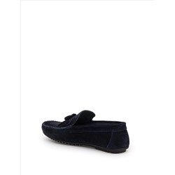 Lacivert %100 Deri Loafer