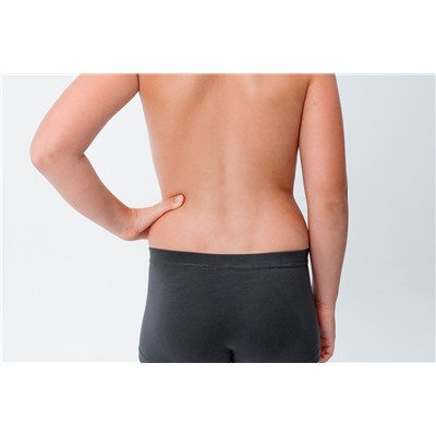 Трусы боксеры на мальчика закрытая резинка БПЗ серые