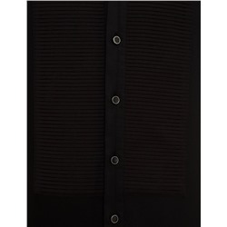 Siyah Slim Fit Smokin Gömlek
