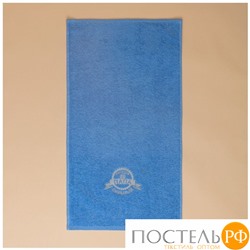 ПОЛОТЕНЦЕ МАХРОВОЕ 40Х70СМ СИЛЬНЫЙ ПАПА, 100% ХЛОПОК ,ГОЛУБОЙ