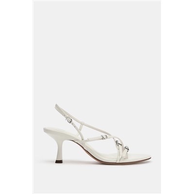 HEELED BUCKLE SANDALS