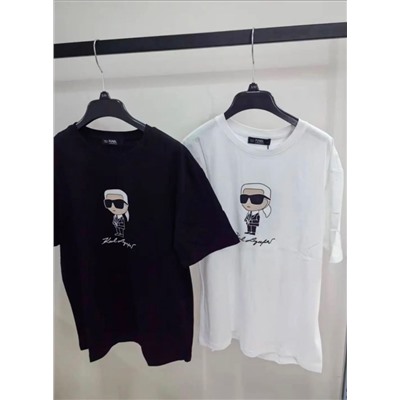 Хлопковая футболка КАР*Л 😎