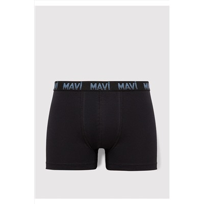 Mavi 3lü Siyah Basic Boxer 0911871-900