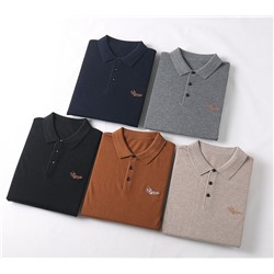 Мужская шерстяная рубашка ZEGN*A с лацканами и длинными рукавами