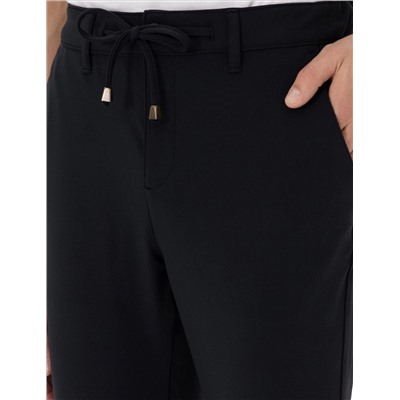 Lacivert Slim Esnek Jogger Fit Kanvas Pantolon