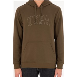 Erkek Haki Basic Sweatshirt