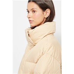 Anorak con capucha - Beige