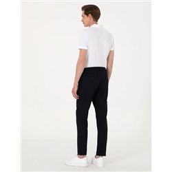 Lacivert Slim Fit Klasik Jogger Pantolon