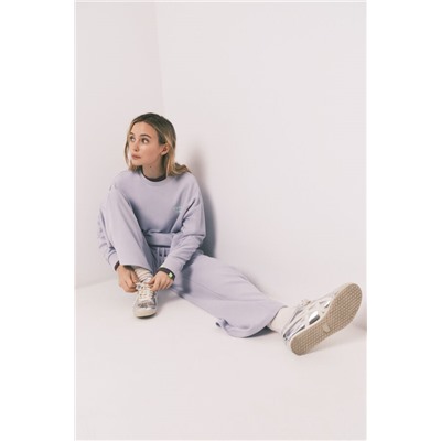 Sudadera felpa algodón lila