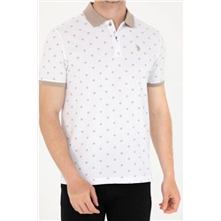 Erkek Beyaz Polo Yaka Tişört