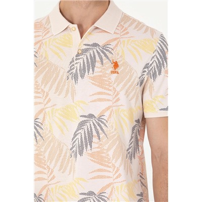 Erkek Ekru Polo Yaka Tişört